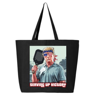 Usa Pickleball Champ Patriotic Trump Political & Pickleball 25L Jumbo Tote