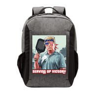 Usa Pickleball Champ Patriotic Trump Political & Pickleball Vector Backpack