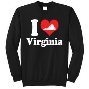 Us Proud Citizen America Love State I Heart Virginia Sweatshirt