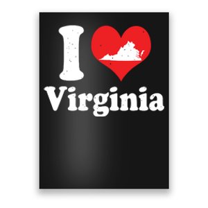 Us Proud Citizen America Love State I Heart Virginia Poster