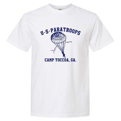 Us Paratrooper Camp Toccoa Ww2 Garment-Dyed Heavyweight T-Shirt