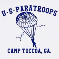 Us Paratrooper Camp Toccoa Ww2 Button