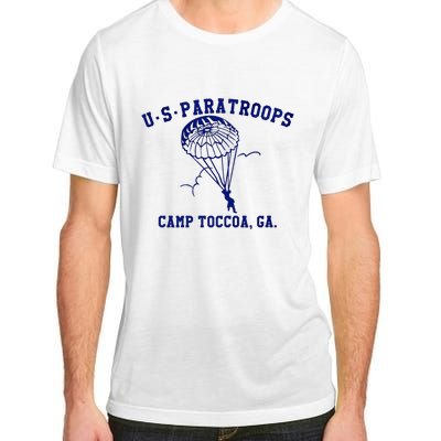 Us Paratrooper Camp Toccoa Ww2 Adult ChromaSoft Performance T-Shirt