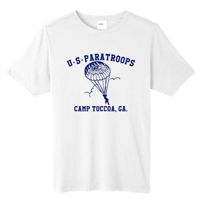 Us Paratrooper Camp Toccoa Ww2 Tall Fusion ChromaSoft Performance T-Shirt