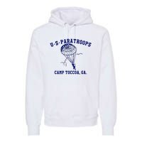 Us Paratrooper Camp Toccoa Ww2 Premium Hoodie