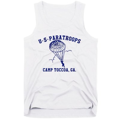 Us Paratrooper Camp Toccoa Ww2 Tank Top