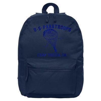 US Paratrooper Camp Toccoa WW2 16 in Basic Backpack