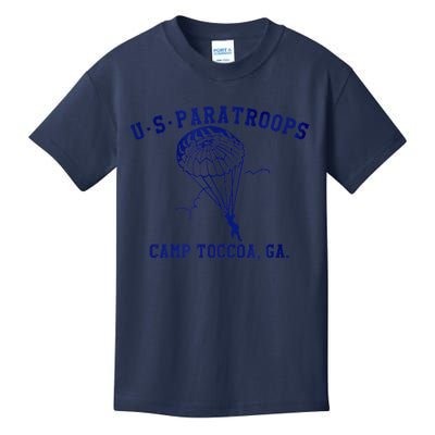 US Paratrooper Camp Toccoa WW2 Kids T-Shirt