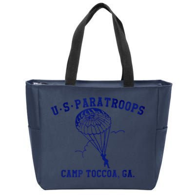 US Paratrooper Camp Toccoa WW2 Zip Tote Bag