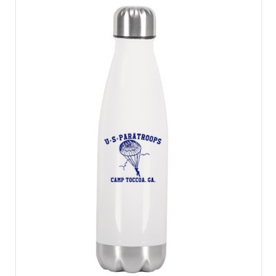 US Paratrooper Camp Toccoa WW2 Stainless Steel Insulated Water Bottle