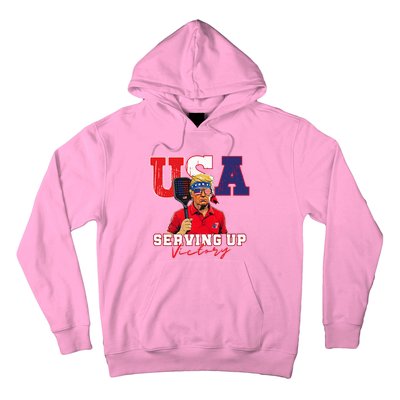 Usa Pickleball Champ Patriotic Trump Hoodie