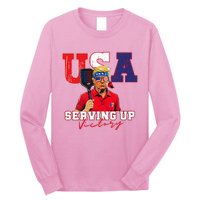 Usa Pickleball Champ Patriotic Trump Long Sleeve Shirt