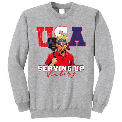 Usa Pickleball Champ Patriotic Trump Sweatshirt