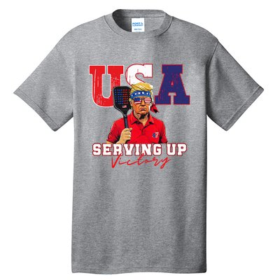 Usa Pickleball Champ Patriotic Trump Tall T-Shirt