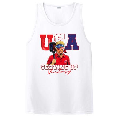 Usa Pickleball Champ Patriotic Trump PosiCharge Competitor Tank