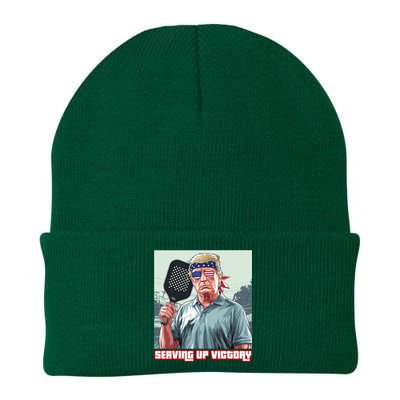 Usa Pickleball Champ Patriotic Trump Political & Pickleball Knit Cap Winter Beanie