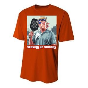 Usa Pickleball Champ Patriotic Trump Political & Pickleball Performance Sprint T-Shirt