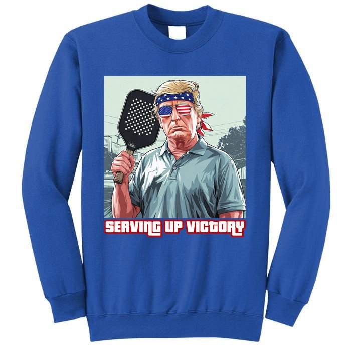 Usa Pickleball Champ Patriotic Trump Political & Pickleball Sweatshirt