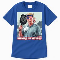 Usa Pickleball Champ Patriotic Trump Political & Pickleball Tall T-Shirt