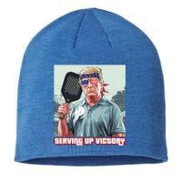 Usa Pickleball Champ Patriotic Trump Political & Pickleball Sustainable Beanie