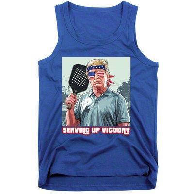 Usa Pickleball Champ Patriotic Trump Political & Pickleball Tank Top