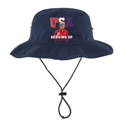 Usa Pickleball Champ Patriotic Trump & Pickleball Bucket Hat