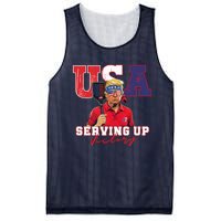 Usa Pickleball Champ Patriotic Trump & Pickleball Mesh Reversible Basketball Jersey Tank