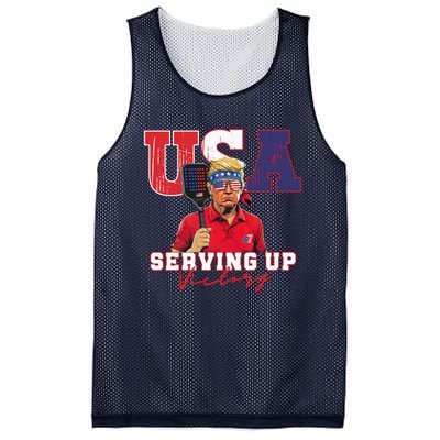 Usa Pickleball Champ Patriotic Trump & Pickleball Mesh Reversible Basketball Jersey Tank