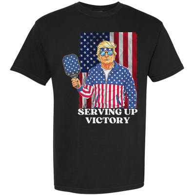 Usa Pickleball Champ Patriotic Trump Political Garment-Dyed Heavyweight T-Shirt