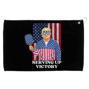 Usa Pickleball Champ Patriotic Trump Political Grommeted Golf Towel