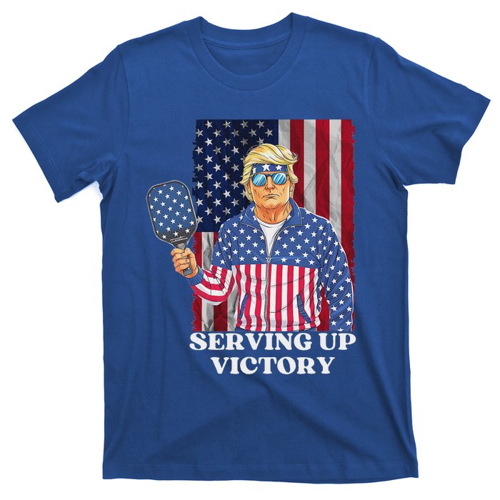 Usa Pickleball Champ Patriotic Trump Political T-Shirt