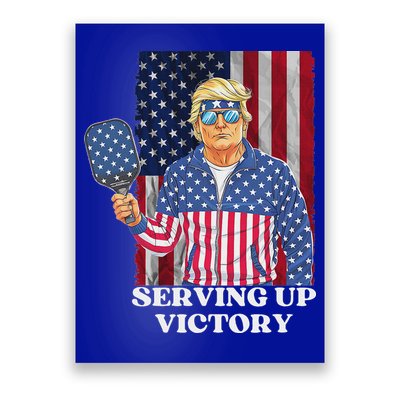Usa Pickleball Champ Patriotic Trump Political Poster