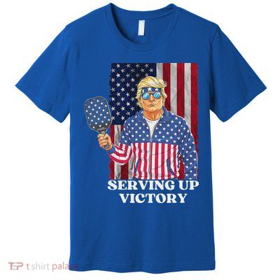 Usa Pickleball Champ Patriotic Trump Political Premium T-Shirt