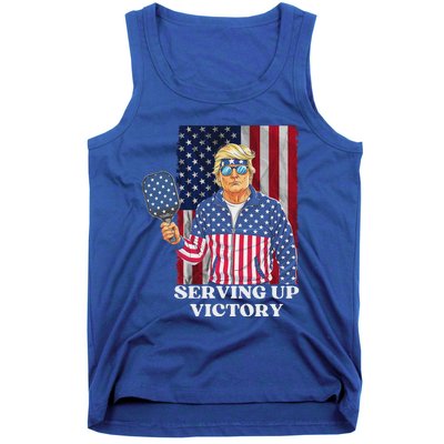 Usa Pickleball Champ Patriotic Trump Political Tank Top