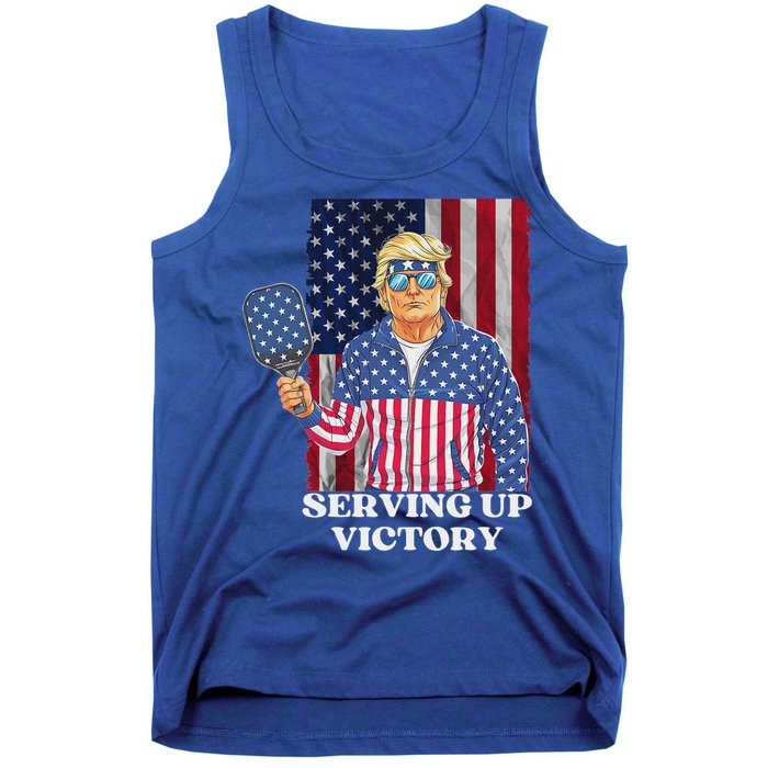 Usa Pickleball Champ Patriotic Trump Political Tank Top