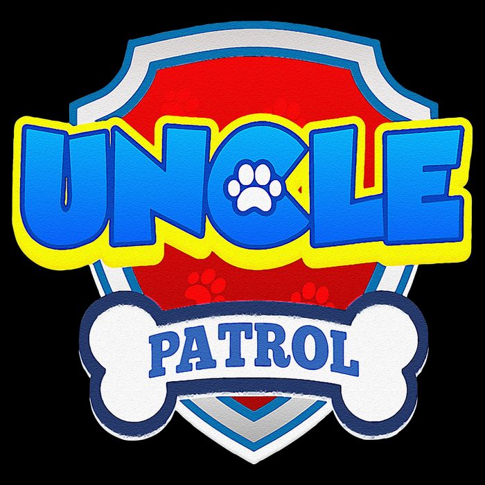 Uncle Patrol Dog Funny Gift Birthday Party Backpack