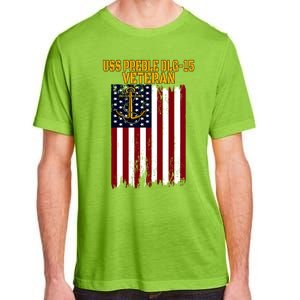 Uss Preble Dlg15 Destroyer FatherS Day VeteranS Day Cute Gift Adult ChromaSoft Performance T-Shirt