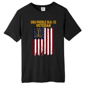 Uss Preble Dlg15 Destroyer FatherS Day VeteranS Day Cute Gift Tall Fusion ChromaSoft Performance T-Shirt