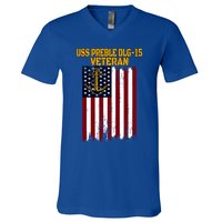 Uss Preble Dlg15 Destroyer FatherS Day VeteranS Day Cute Gift V-Neck T-Shirt