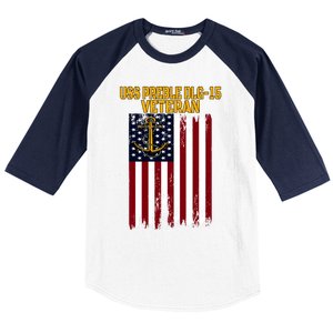 Uss Preble Dlg15 Destroyer FatherS Day VeteranS Day Cute Gift Baseball Sleeve Shirt