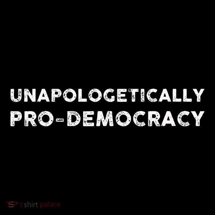 Unapologetically Pro Democracy Short Acrylic Beanie