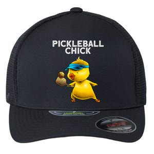 Unique Pickleball Design For Women Pickle Ball Player Flexfit Unipanel Trucker Cap