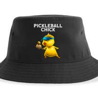 Unique Pickleball Design For Women Pickle Ball Player Sustainable Bucket Hat