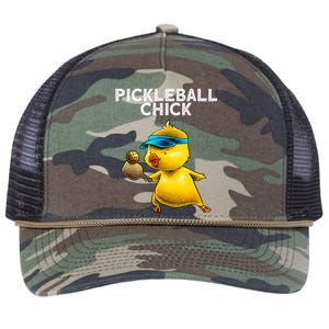 Unique Pickleball Design For Women Pickle Ball Player Retro Rope Trucker Hat Cap