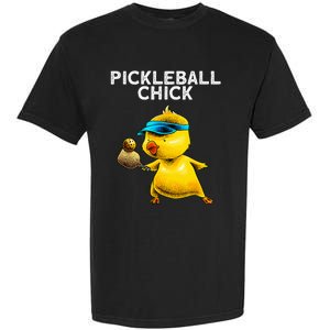 Unique Pickleball Design For Women Pickle Ball Player Garment-Dyed Heavyweight T-Shirt