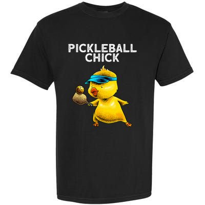 Unique Pickleball Design For Women Pickle Ball Player Garment-Dyed Heavyweight T-Shirt