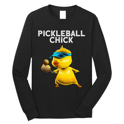 Unique Pickleball Design For Women Pickle Ball Player Long Sleeve Shirt