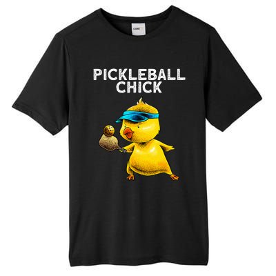 Unique Pickleball Design For Women Pickle Ball Player Tall Fusion ChromaSoft Performance T-Shirt