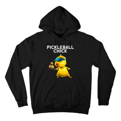 Unique Pickleball Design For Women Pickle Ball Player Tall Hoodie