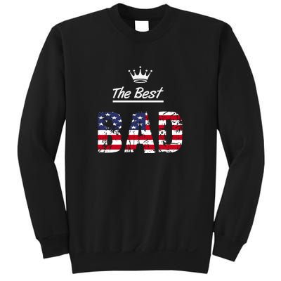 Usa Patriotic Dad Day American Flag Sweatshirt